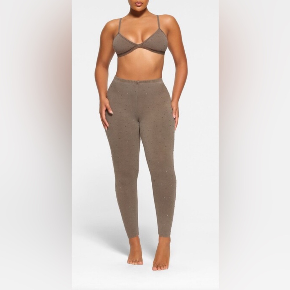 SKIMS Outdoor Rhinestone Triangle Bralette | Desert NWT - Picture 2 of 7
